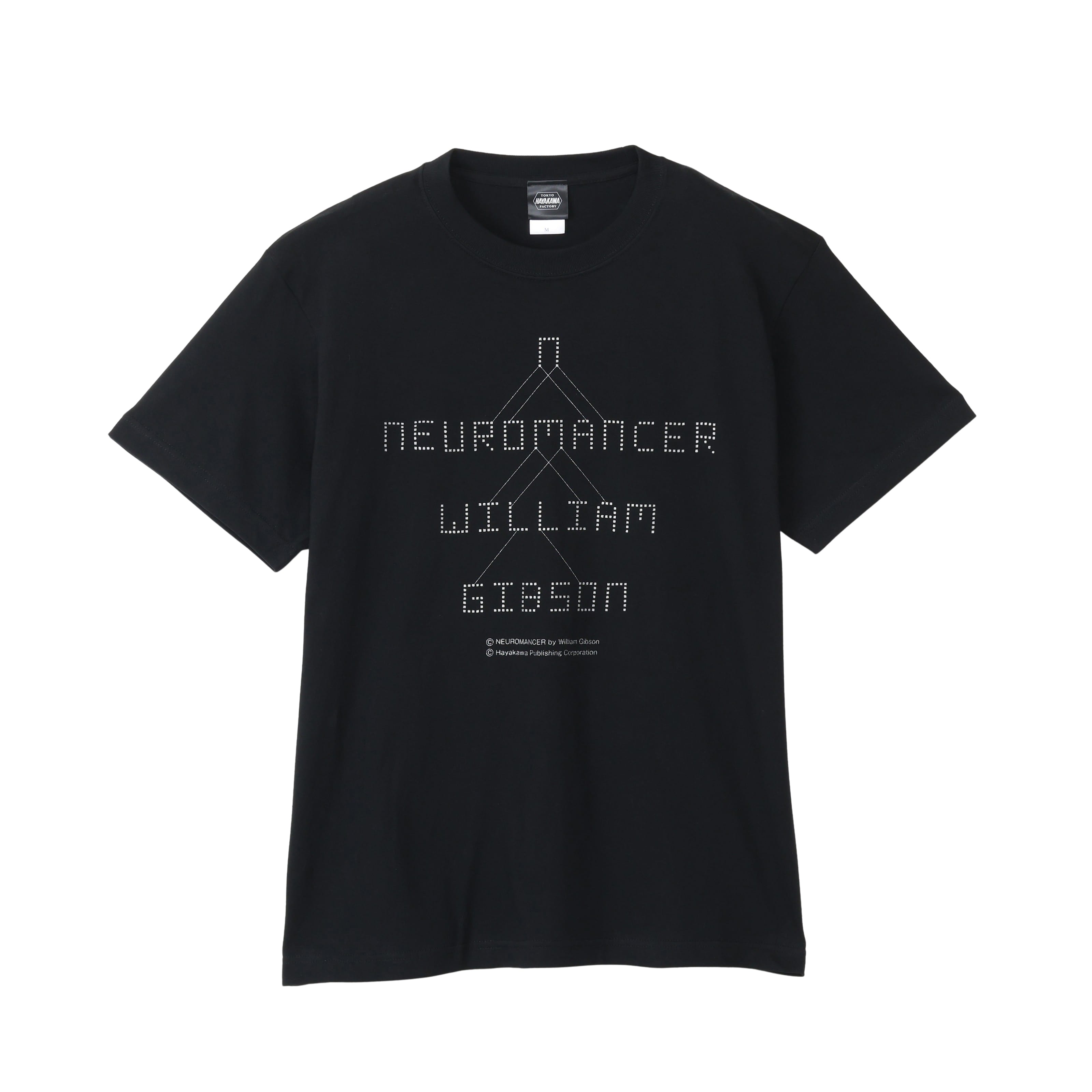 Tシャツ　ニューロマンサー　ブラック/シルバー